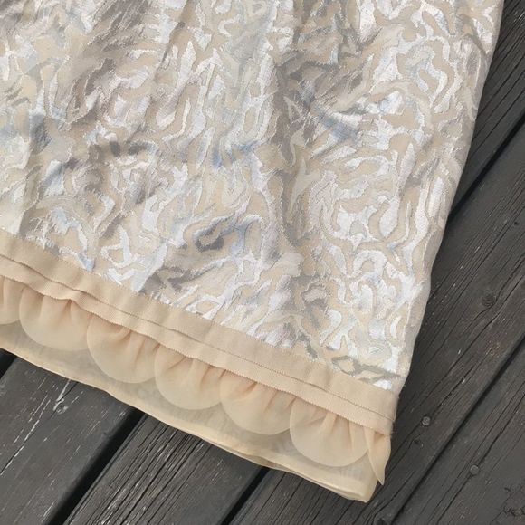 🦅 AE Sweetheart Metallic Jacquard Dress - Picture 4 of 12